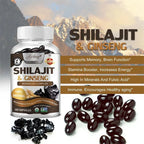 Shilajit - Energy Boost, Enhanced Performance, Promote Heart and Blood Circulation Health