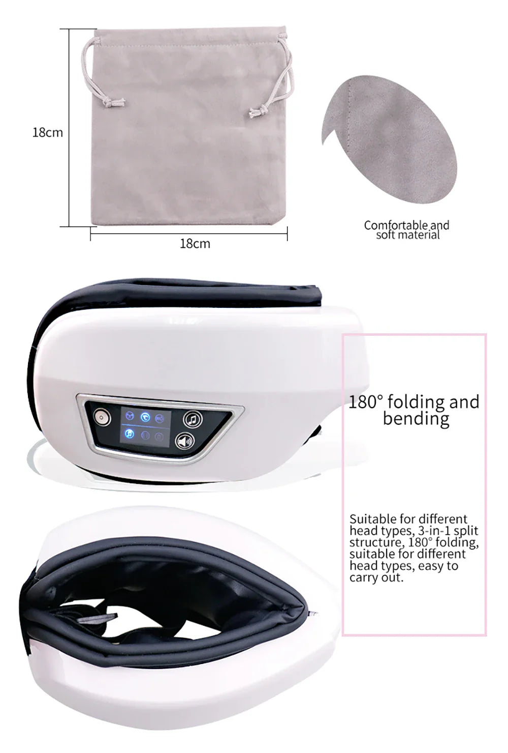 RelaxVision™ Eye Massager