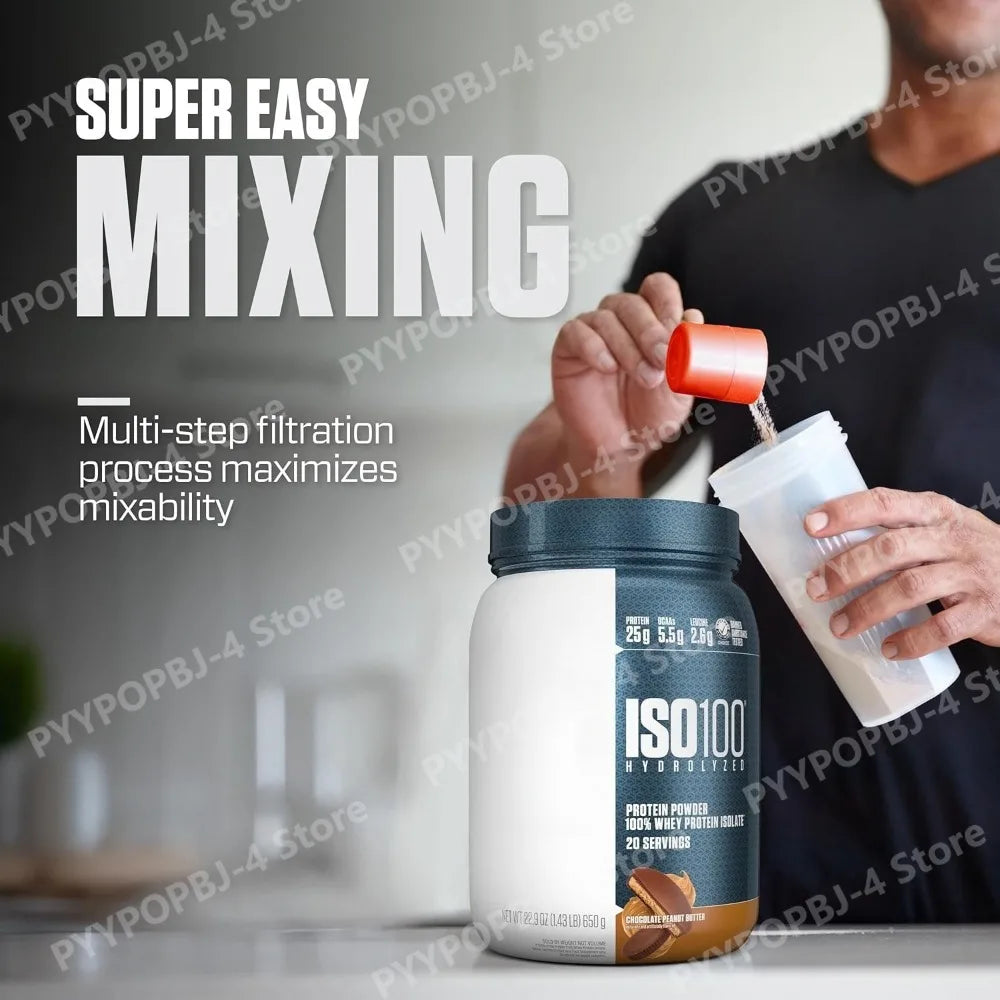 ISO100 Whey Protein Powder Isolate Chocolate Peanut Butter