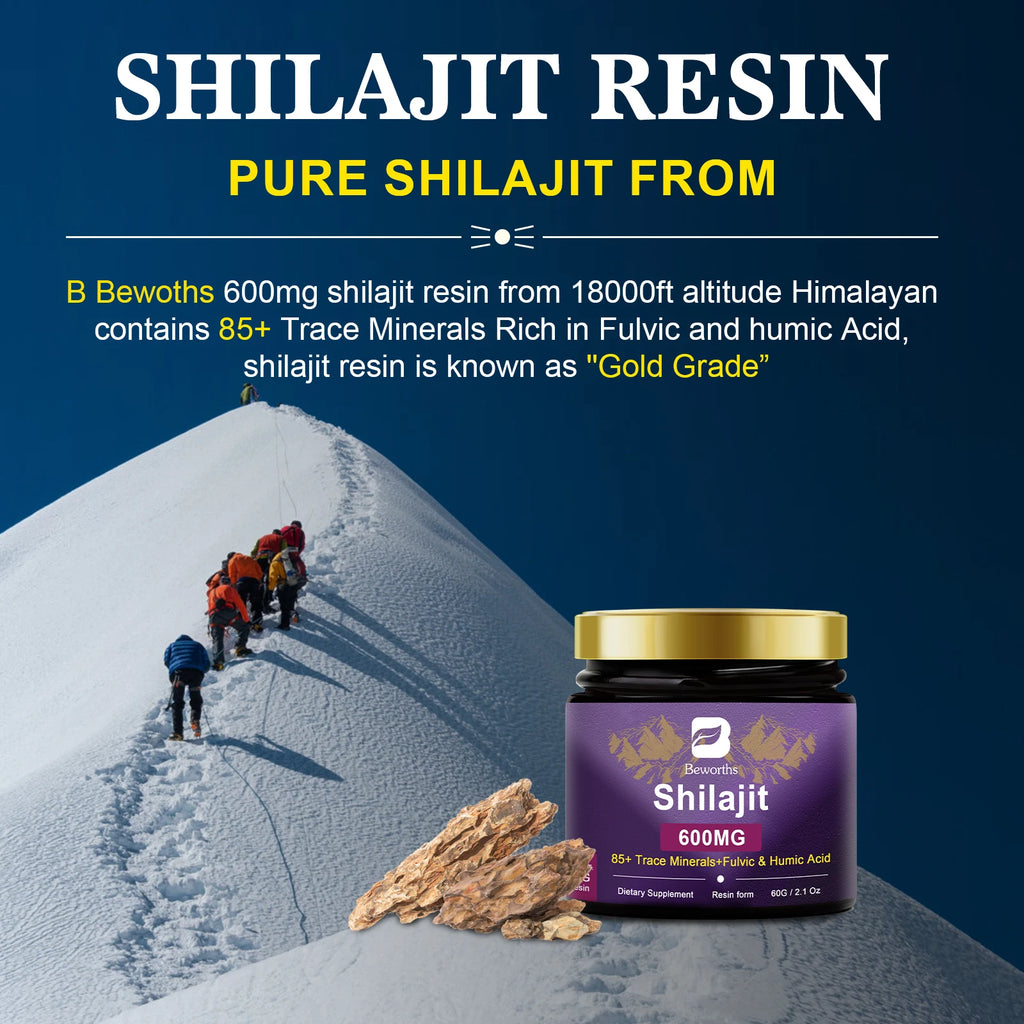 BEWORTHS 2Bottles Shilajit Resin Himalayan Shilajit Paste Original