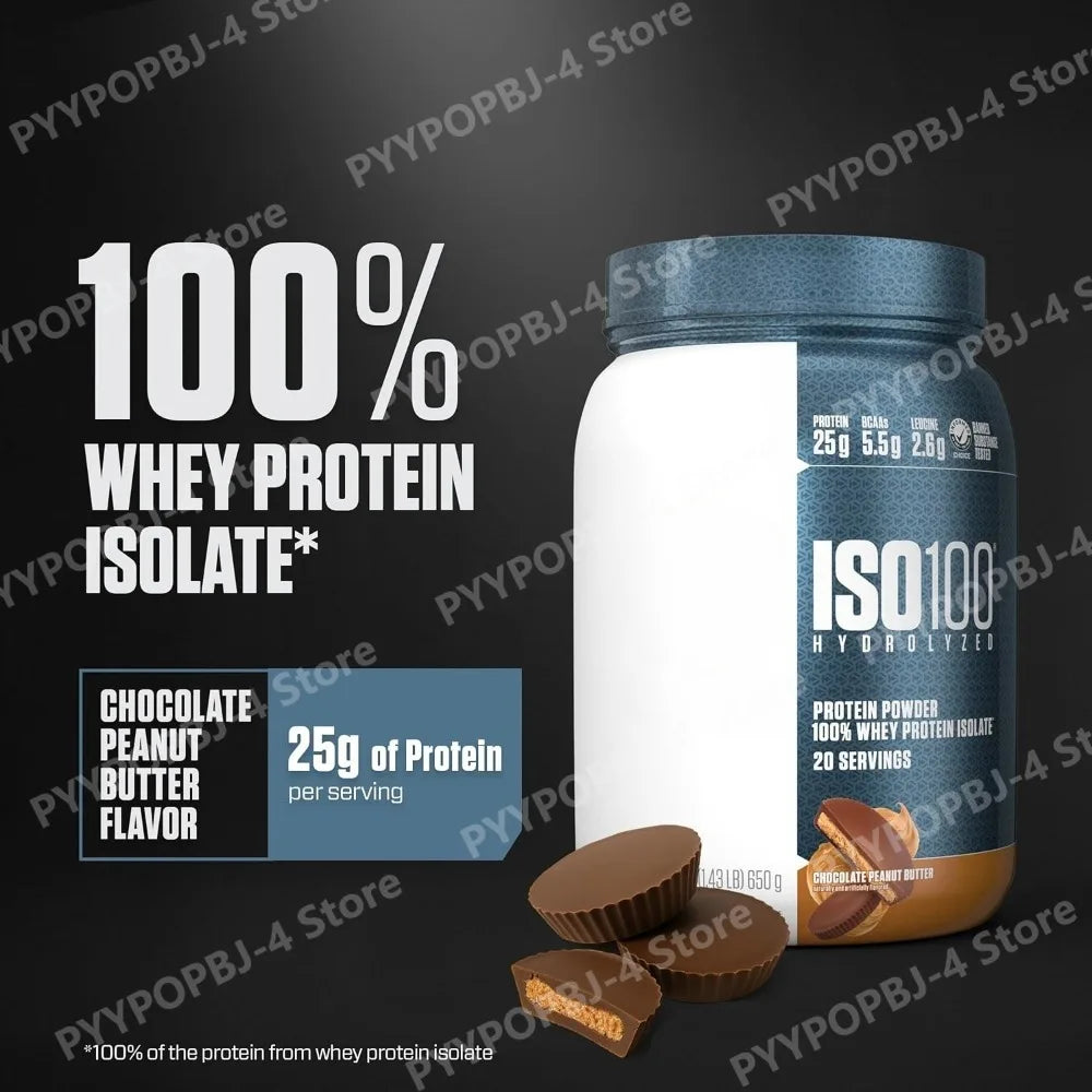 ISO100 Whey Protein Powder Isolate Chocolate Peanut Butter