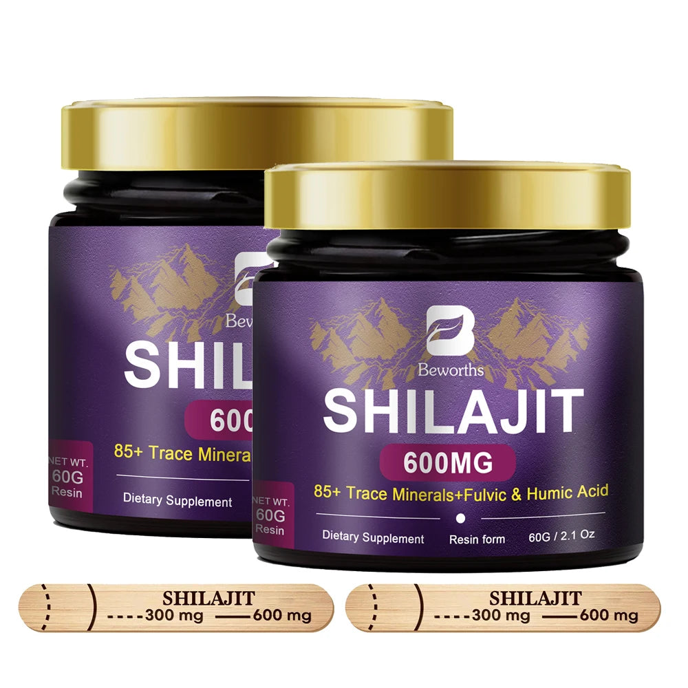 BEWORTHS 2Bottles Shilajit Resin Himalayan Shilajit Paste Original
