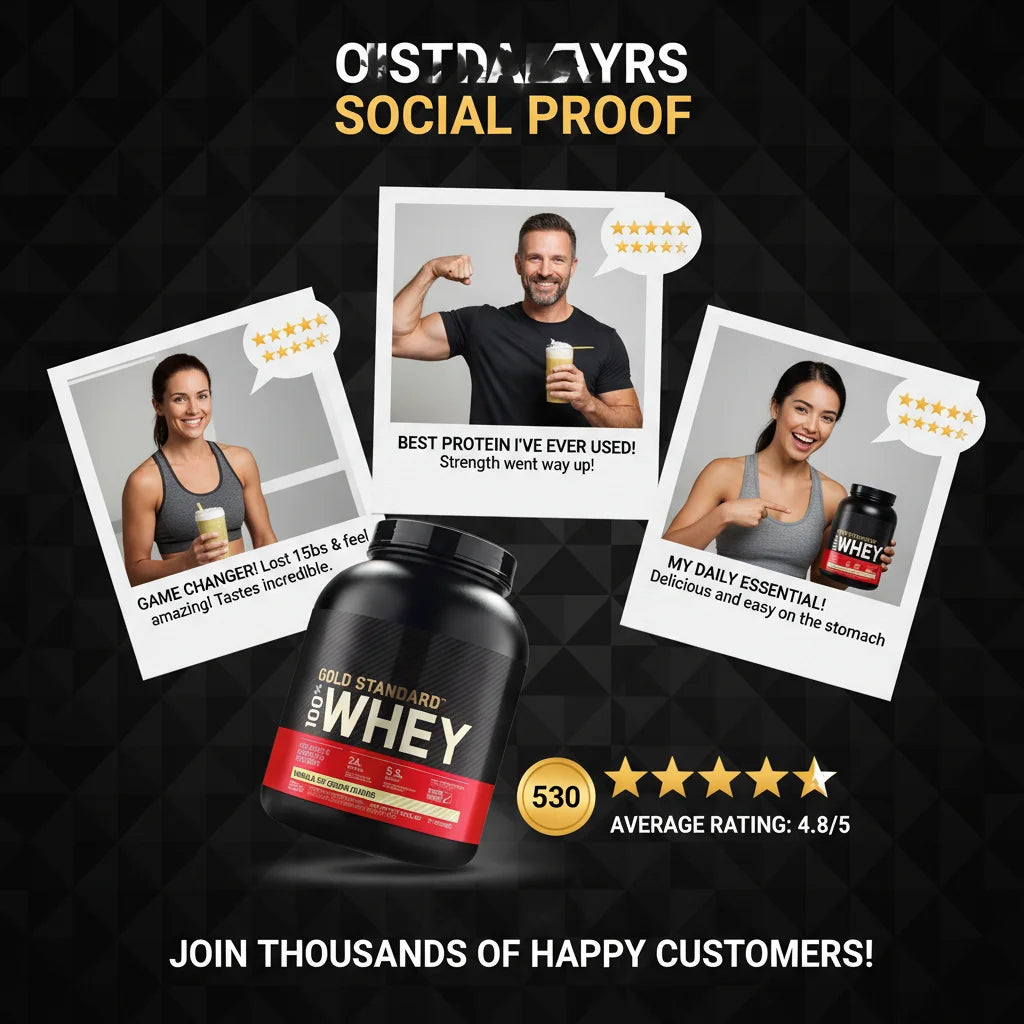 899g GOLD STANDARD 100% Whey Powders