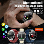 Health Smart Watch Bluetooth Call ECG+PPG BP Uric Acid Lipid 24h Heart Rate