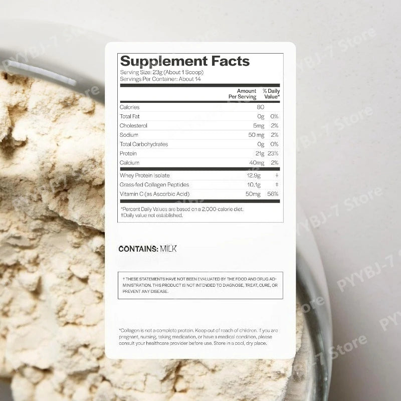 Whey Protein Powder Unflavored Muscle Recovery